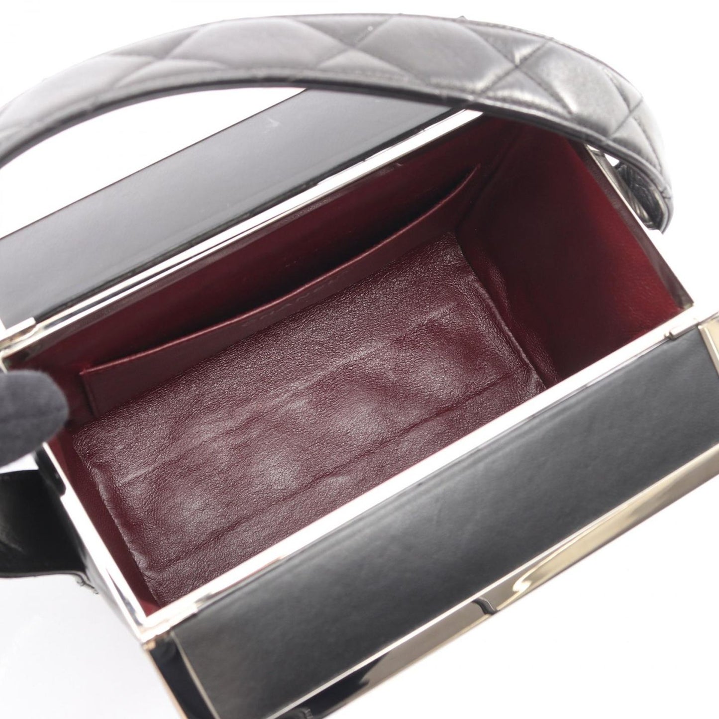 Chanel Handbag Quilted Black Lambskin — view 3