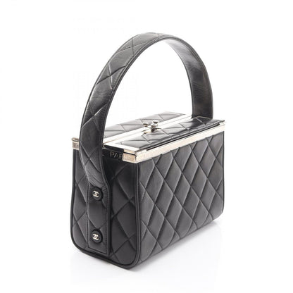 Chanel Handbag Quilted Black Lambskin — view 2