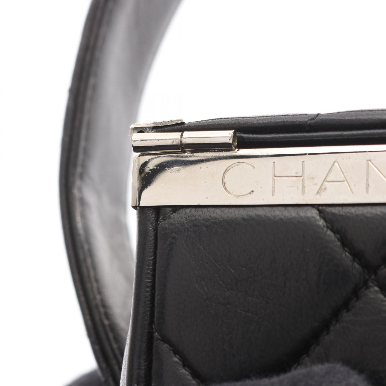 Chanel Handbag Quilted Black Lambskin — view 9