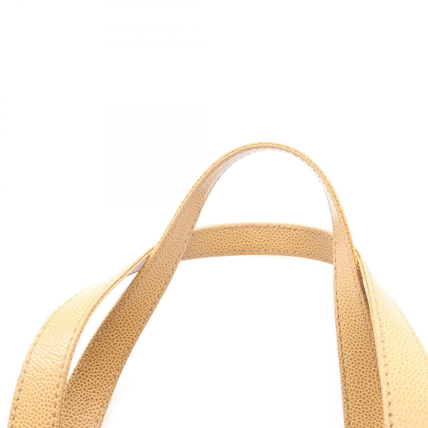 Chanel Tote CC Logo Beige Caviar Leather Handbag — view 7