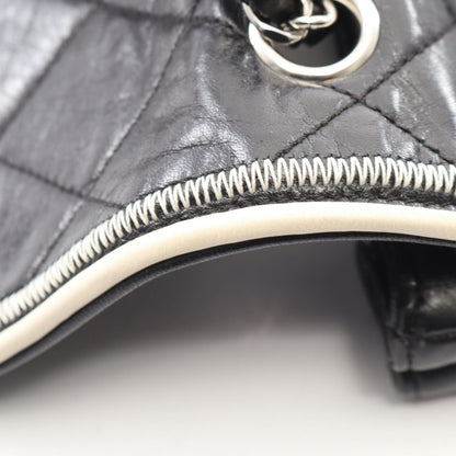 Chanel Shoulder Bag 2.55 Quilted Black Lambskin Chain — view 8