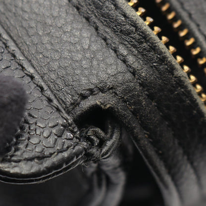 Chanel Tote Triple CC Logo Black Caviar Leather Coco — view 6