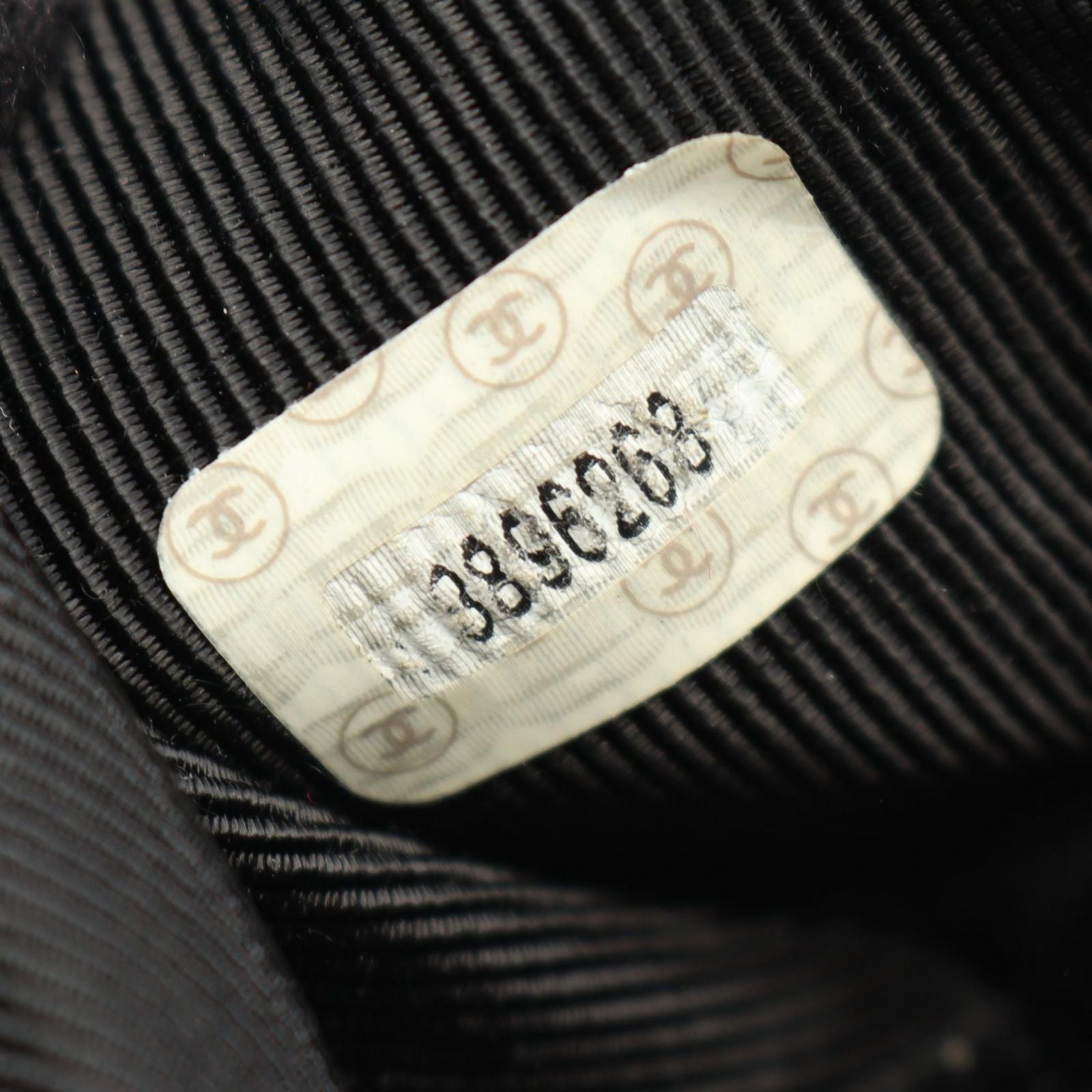 Chanel Tote Triple CC Logo Black Caviar Leather Coco — view 5