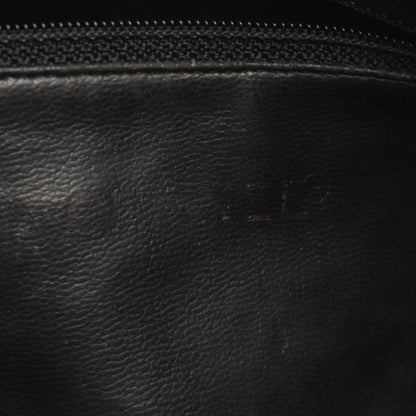 Chanel Tote CC Logo Black Caviar Leather CC Shoulder — view 4