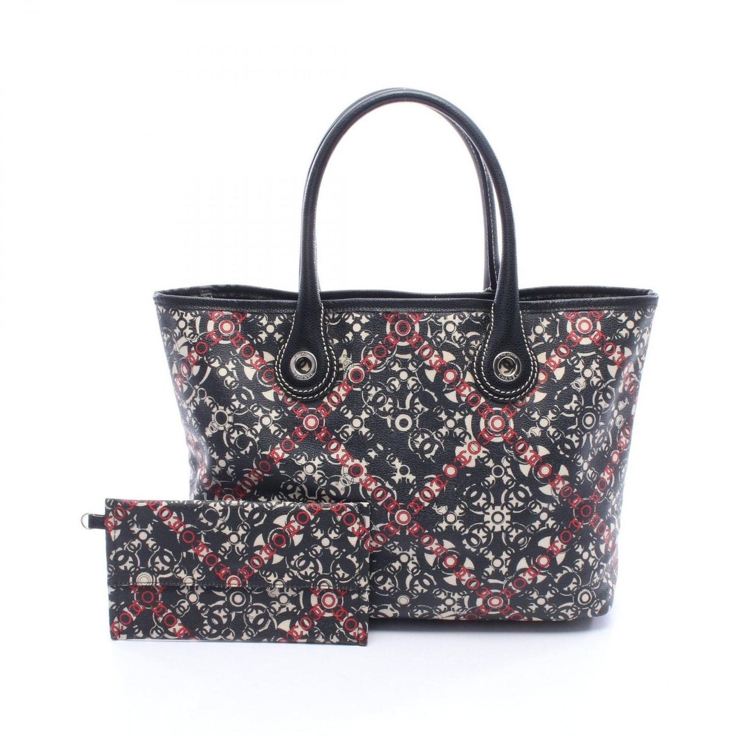 Chanel Tote Cocotravel Black Canvas Leather