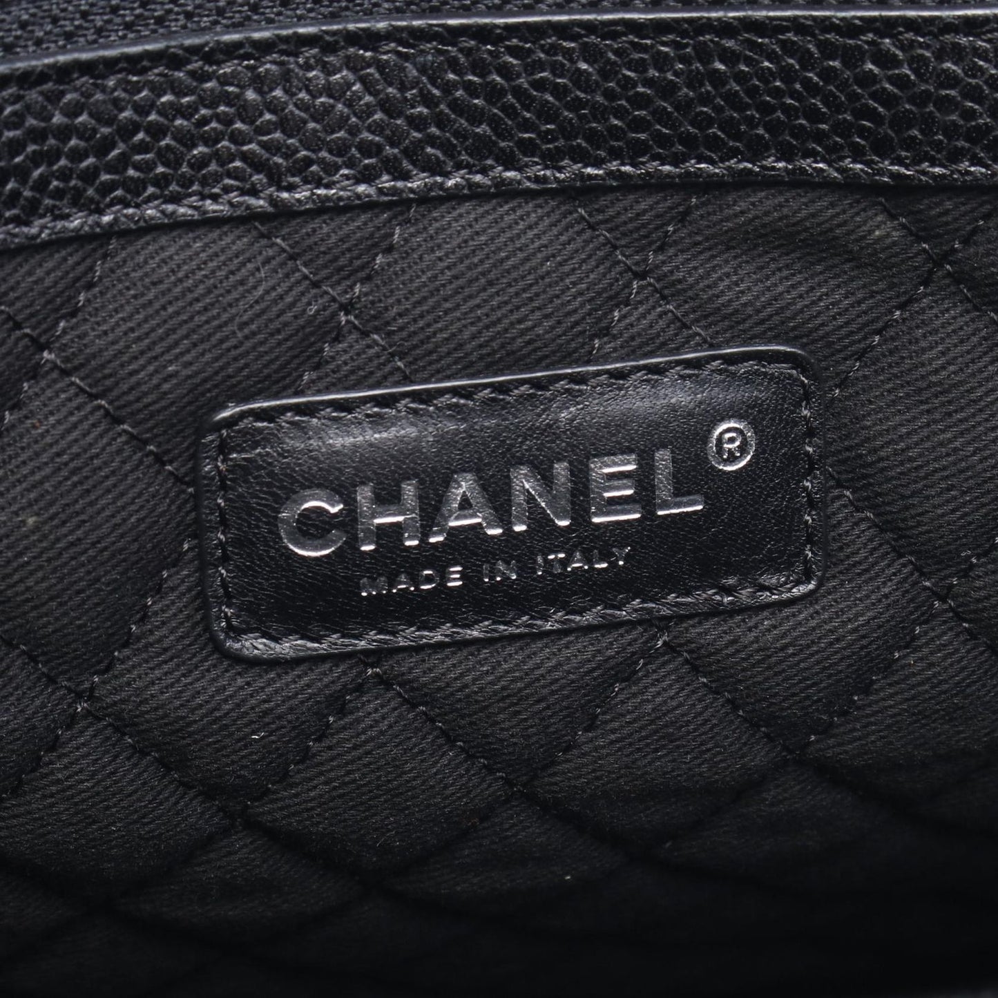 Chanel Tote Cocotravel Black Canvas Leather — view 4
