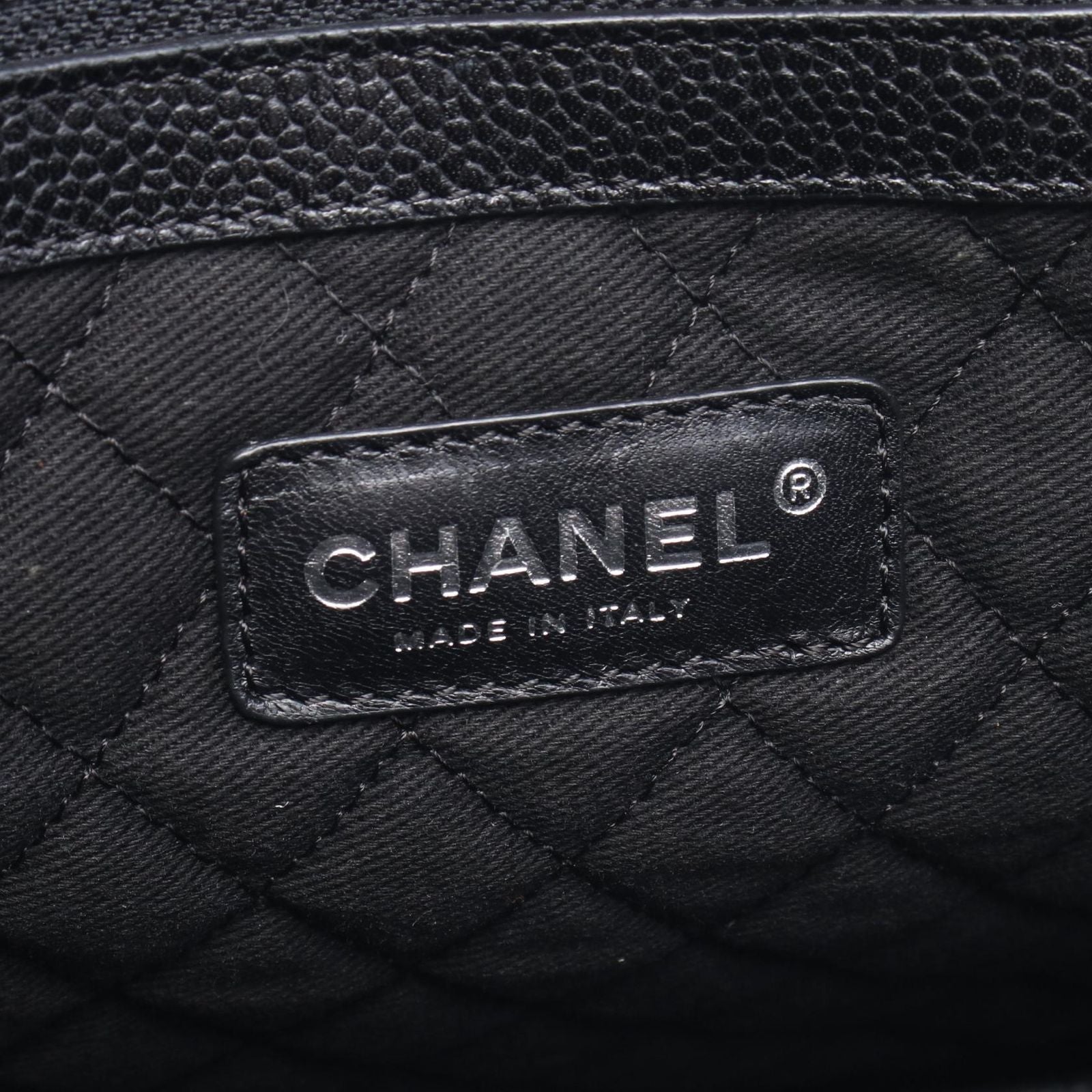 Chanel Tote Cocotravel Black Canvas Leather — view 4