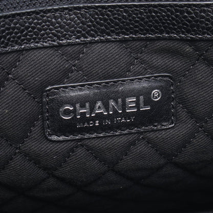 Chanel Tote Cocotravel Black Canvas Leather — view 4
