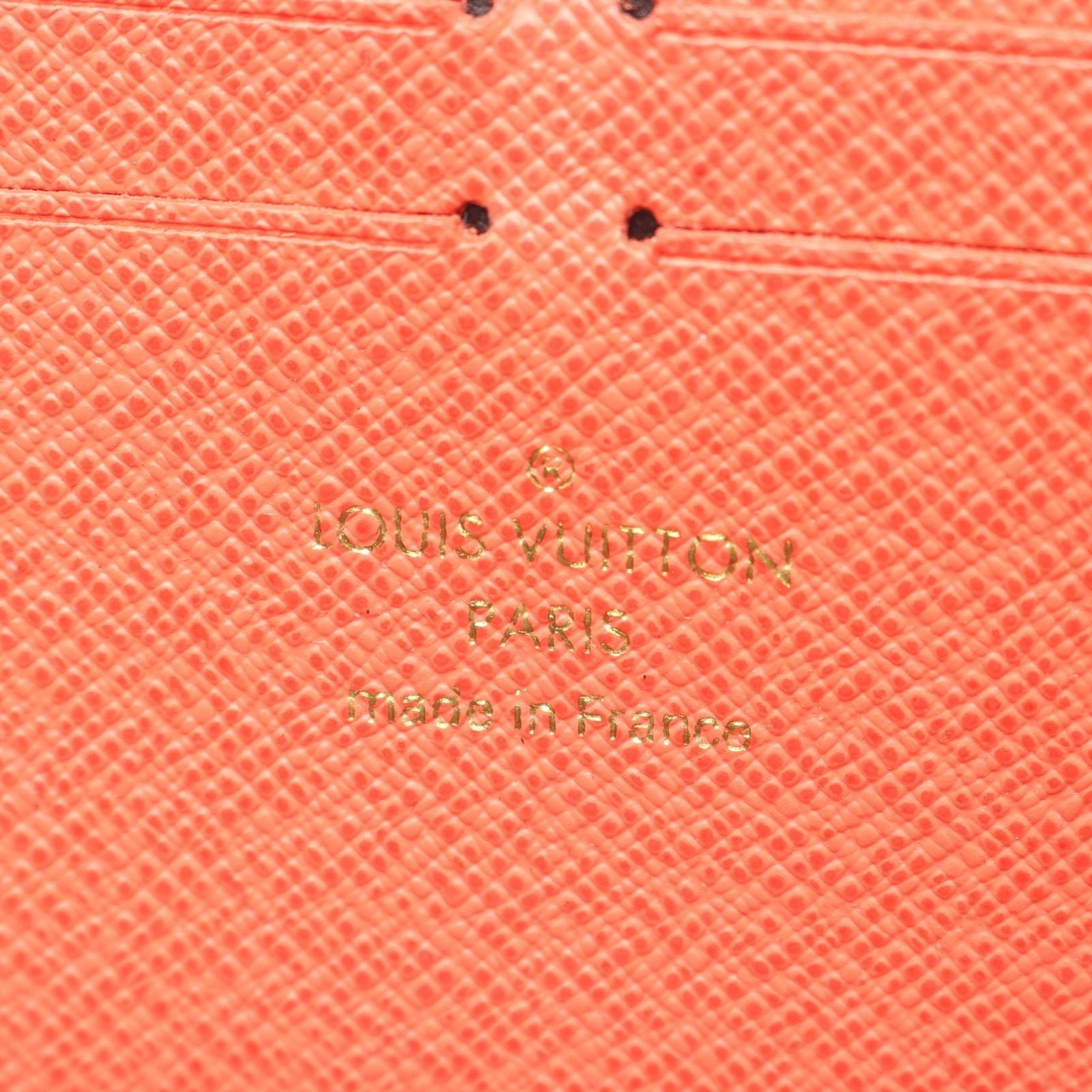 Louis Vuitton Round Wallet Portefeuille Clemence Monogram Popi Petal Leather — view 4