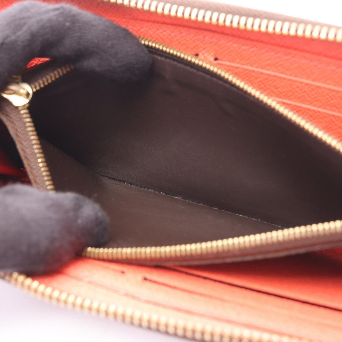 Louis Vuitton Round Wallet Portefeuille Clemence Monogram Popi Petal Leather — view 6
