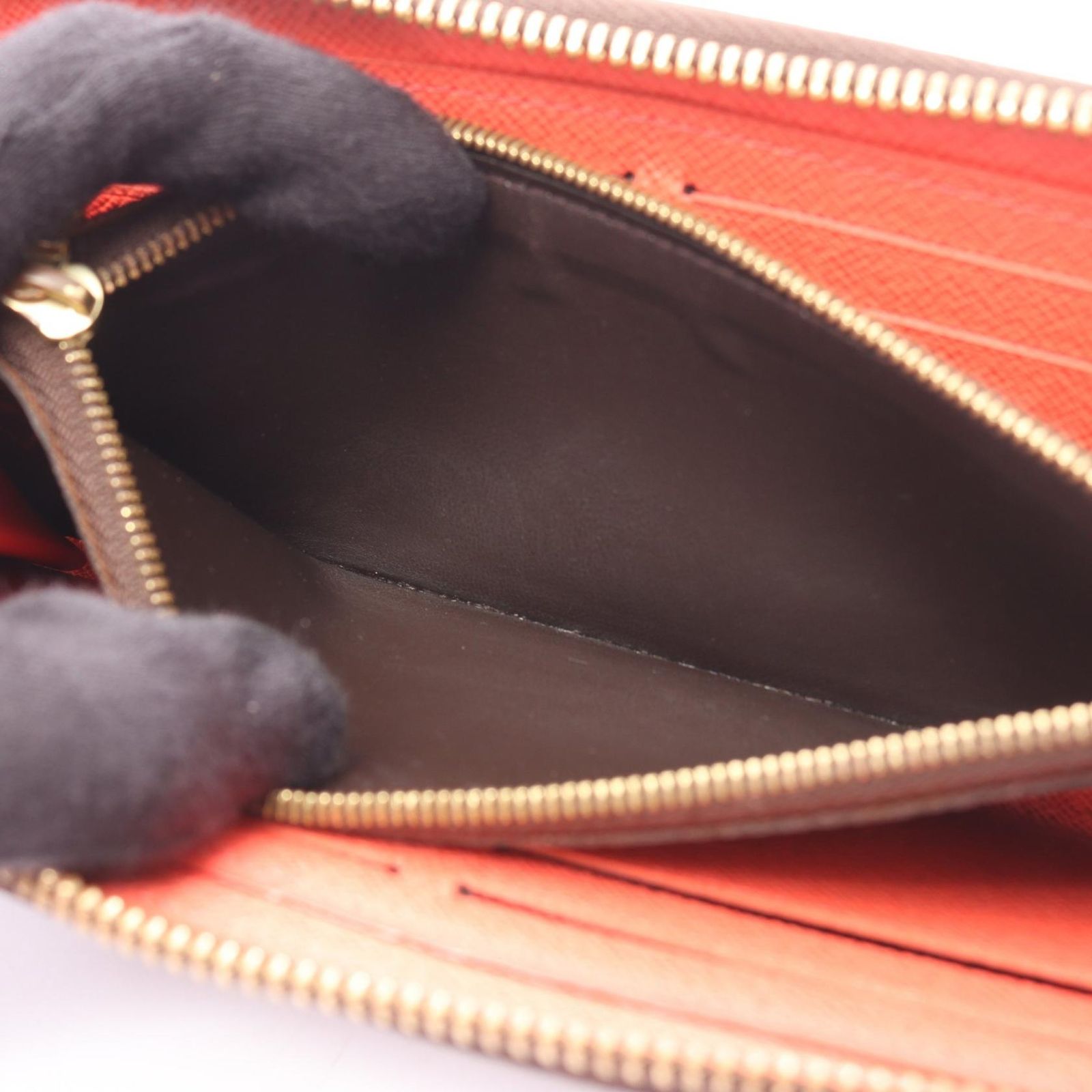 Louis Vuitton Round Wallet Portefeuille Clemence Monogram Popi Petal Leather — view 6