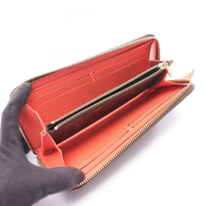 Louis Vuitton Round Wallet Portefeuille Clemence Monogram Popi Petal Leather — view 3