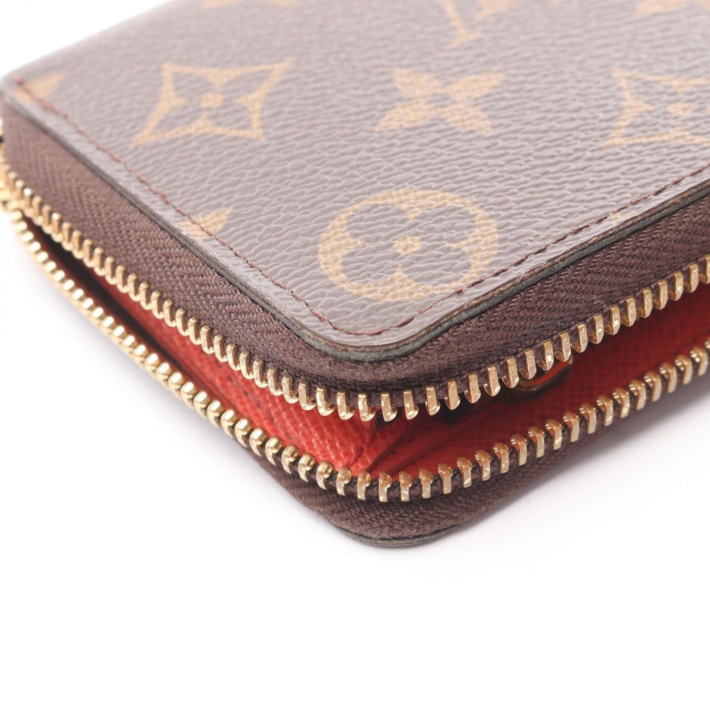 Louis Vuitton Round Wallet Portefeuille Clemence Monogram Popi Petal Leather — view 9