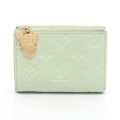 Louis Vuitton Bifold Wallet LV TM Portefeuille Lisa Monogram Empreinte Green