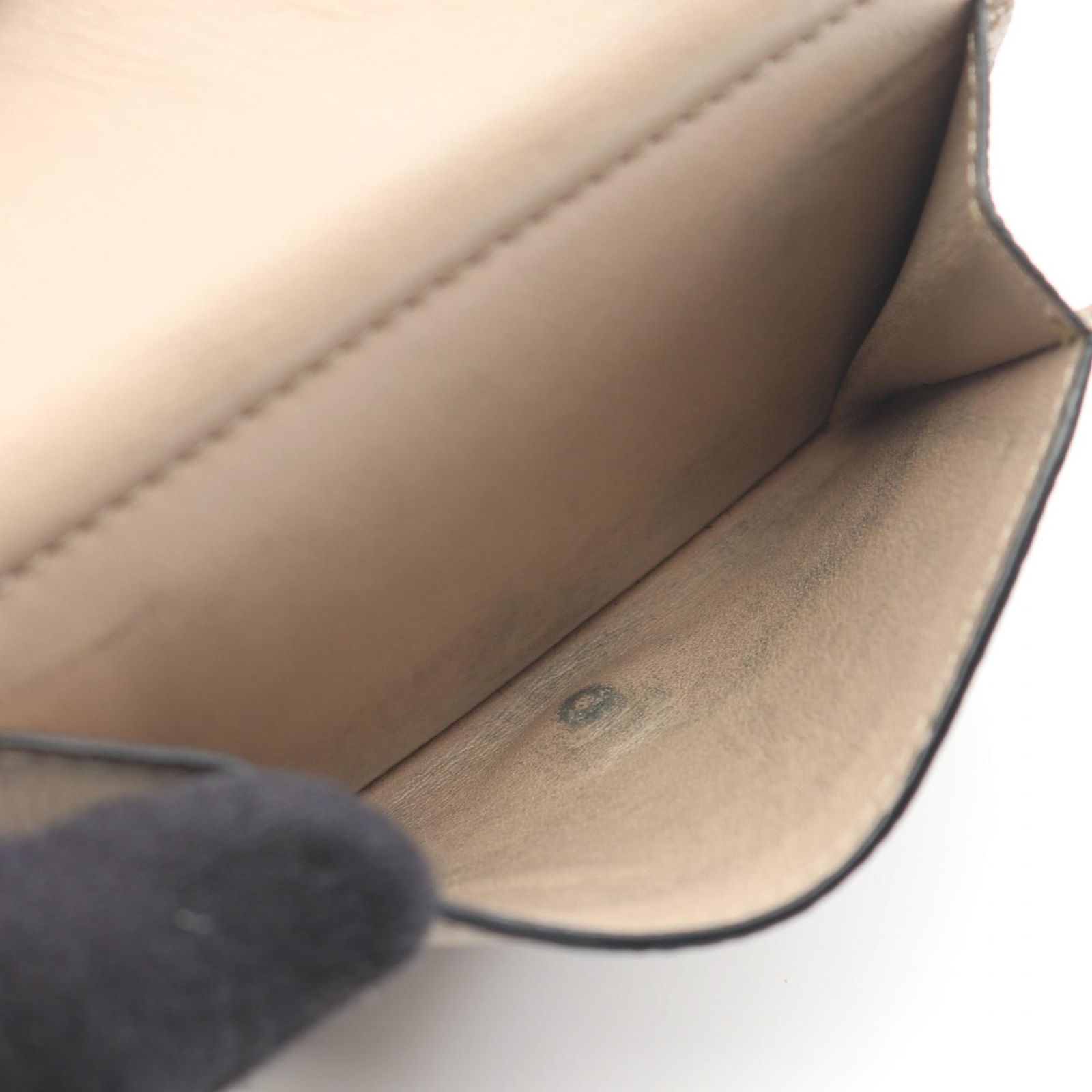 Loewe Trifold Wallet Anagram Gray Leather — view 4