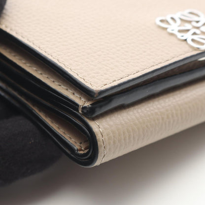 Loewe Trifold Wallet Anagram Gray Leather — view 6