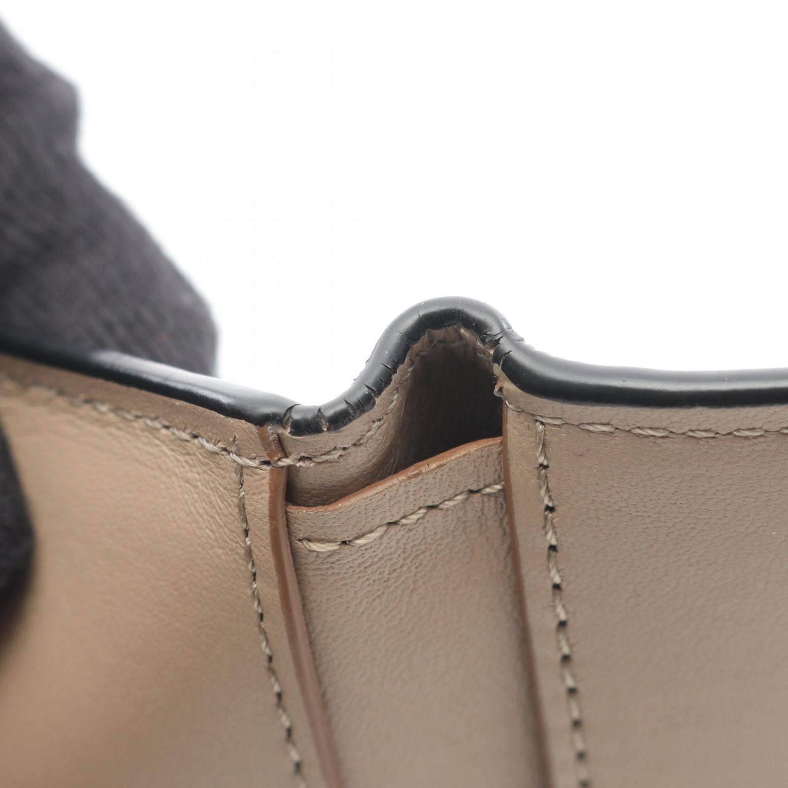 Loewe Trifold Wallet Anagram Gray Leather — view 8
