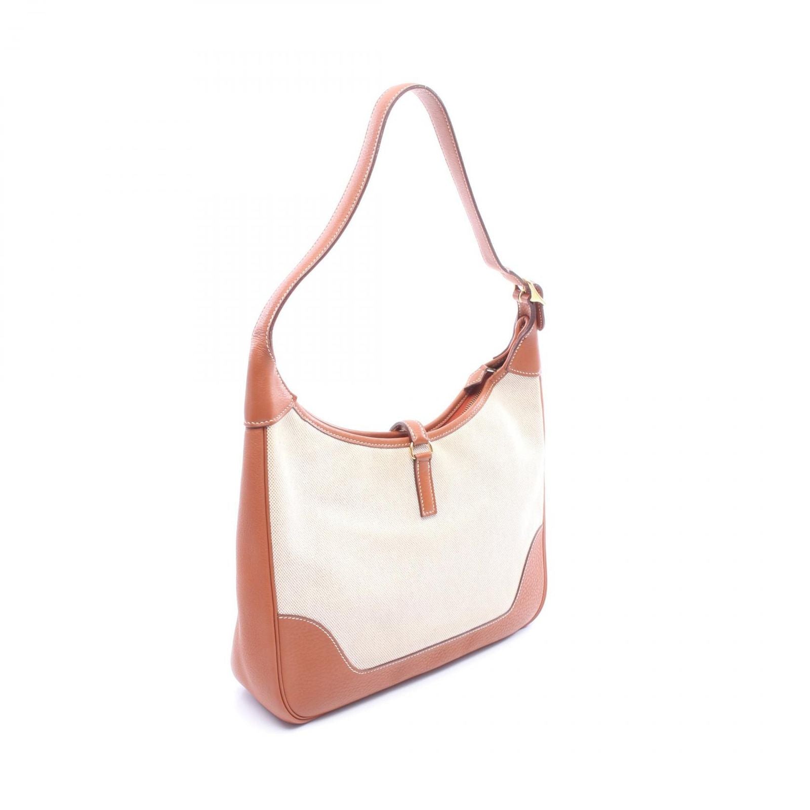 Hermes Shoulder Bag Trim 31 Ecru Gold — view 2
