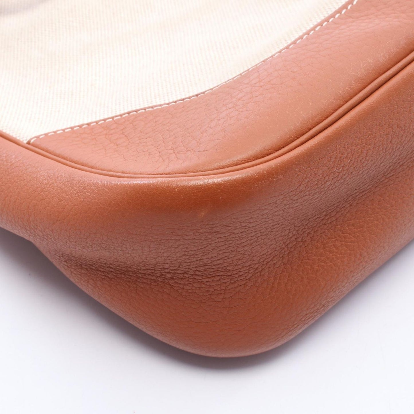 Hermes Shoulder Bag Trim 31 Ecru Gold — view 7