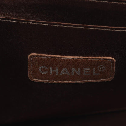 Chanel Shoulder Bag New Travel Line Khaki Leather Chain — view 4