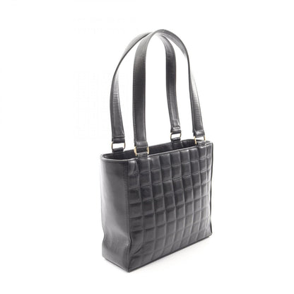 Chanel Tote Choco Bar Black Lambskin Bar — view 2