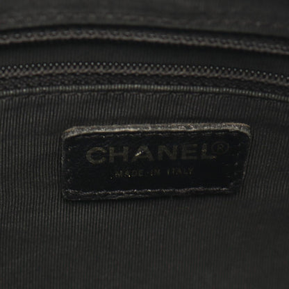 Chanel Tote Choco Bar Black Lambskin Bar — view 4