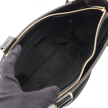 Chanel Tote Choco Bar Black Lambskin Bar — view 3