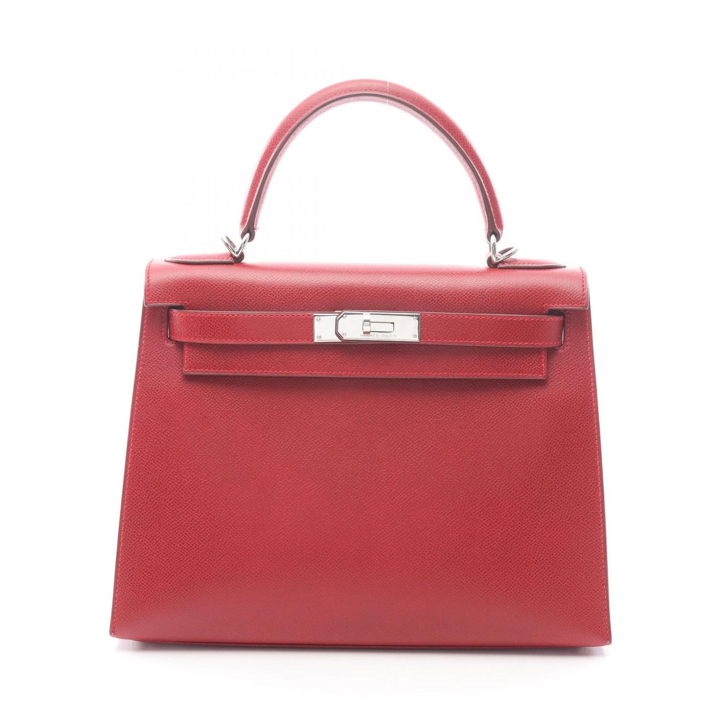 Hermes Handbag Kelly 28 Rouge Vif 2-Way Vif