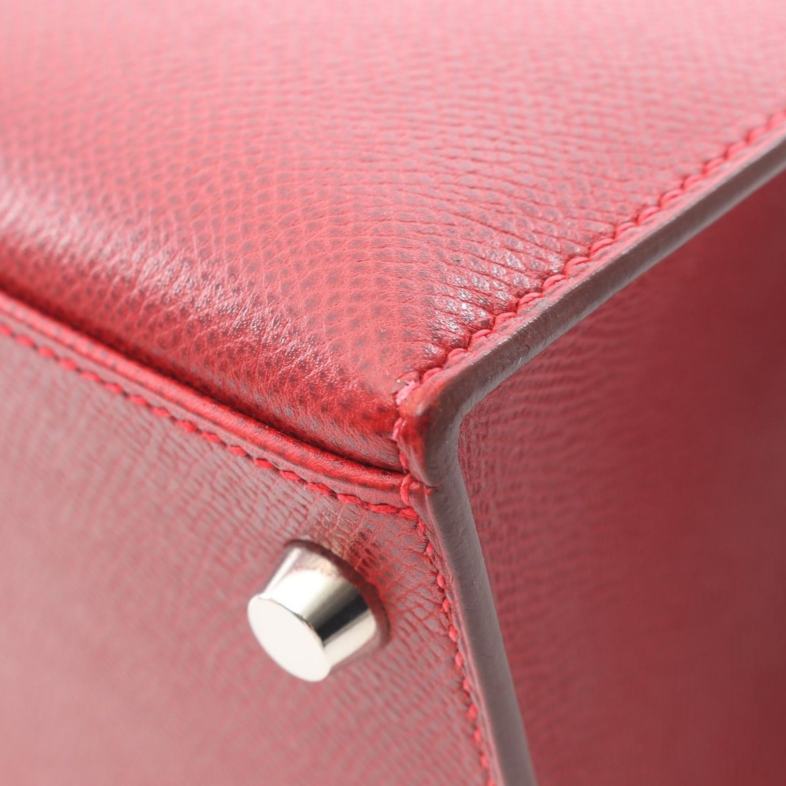Hermes Handbag Kelly 28 Rouge Vif 2-Way Vif — view 9