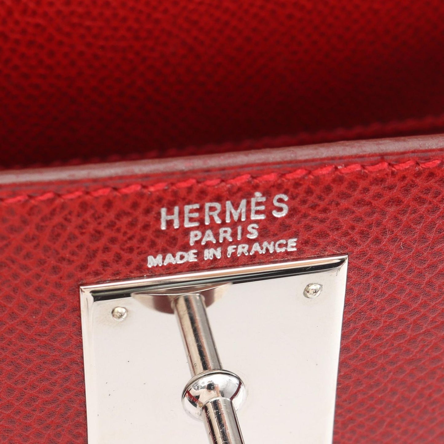 Hermes Handbag Kelly 28 Rouge Vif 2-Way Vif — view 4