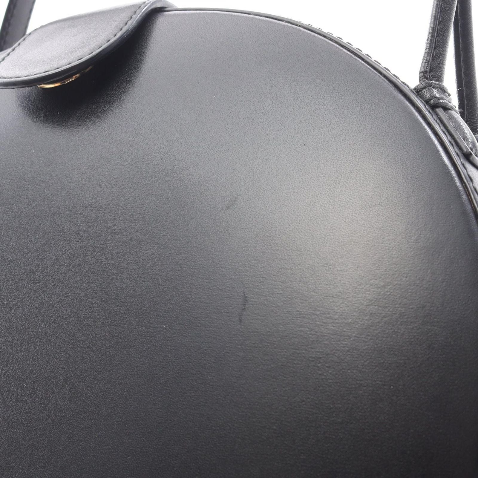 Loewe Handbag Anagram Black Leather Hand — view 9