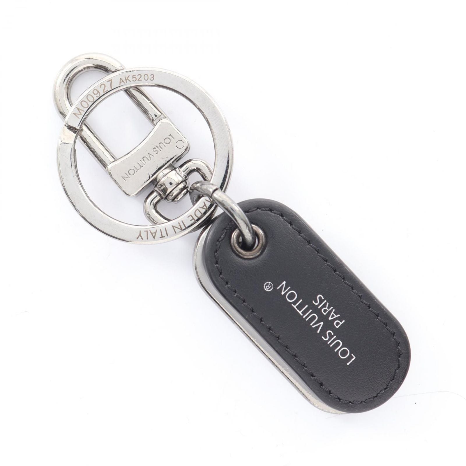 Louis Vuitton Key Case LV Signature Chain Silver Key Holder — view 2