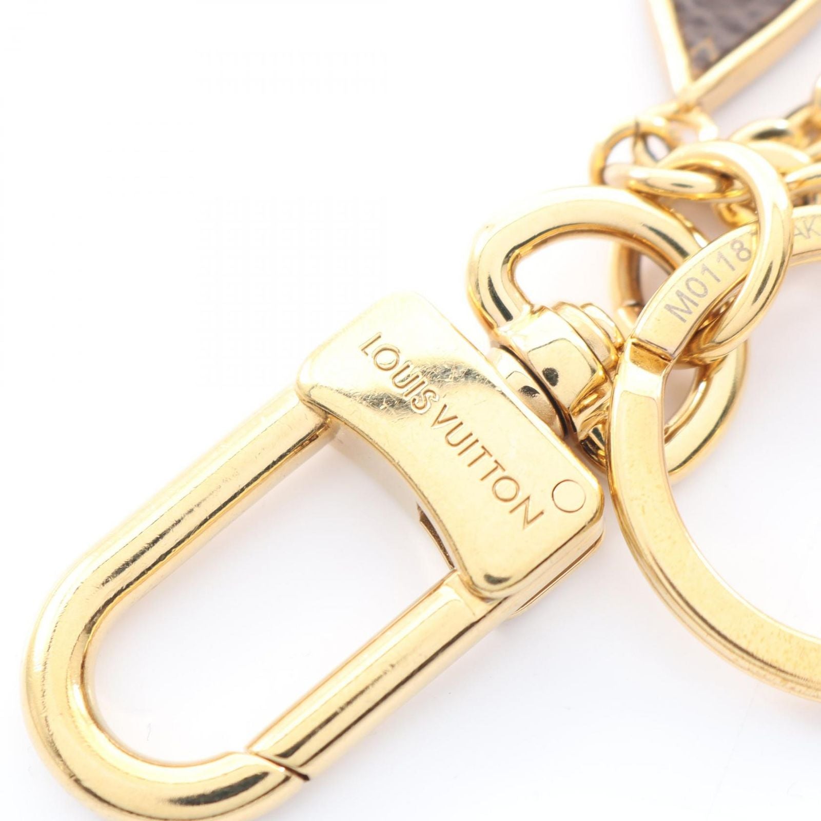 Louis Vuitton Key Holder Spring Street Monogram Gold Pink White — view 3