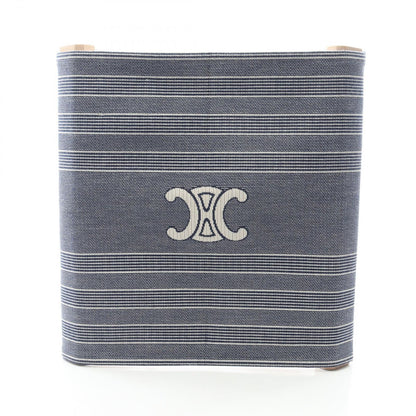 Celine Triomphe Folding Chair Blue Shoulder Bag — view 2