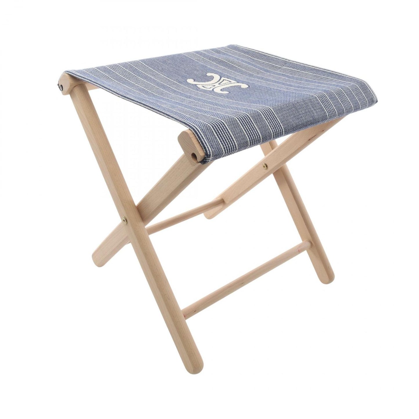 Celine Triomphe Folding Chair Blue Shoulder Bag