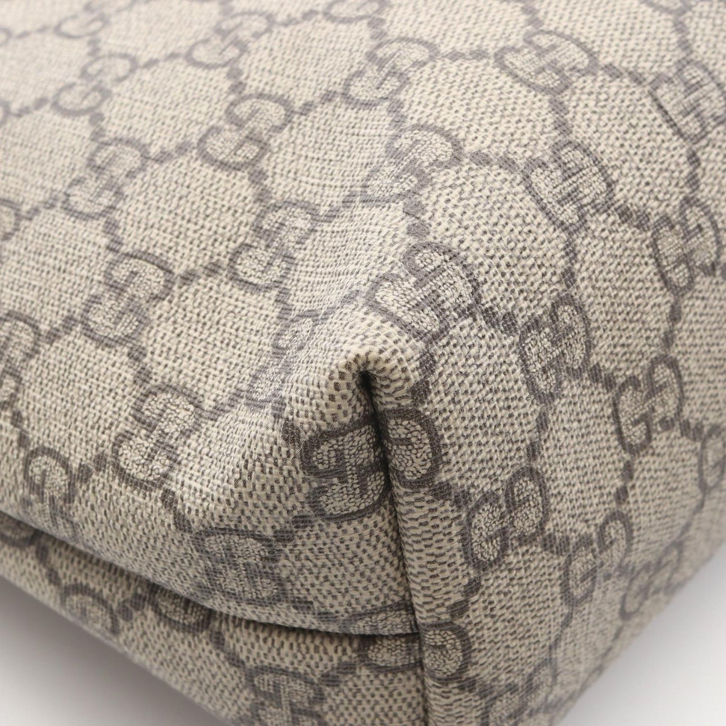 Gucci Tote GG Supreme Beige Canvas Leather — view 5