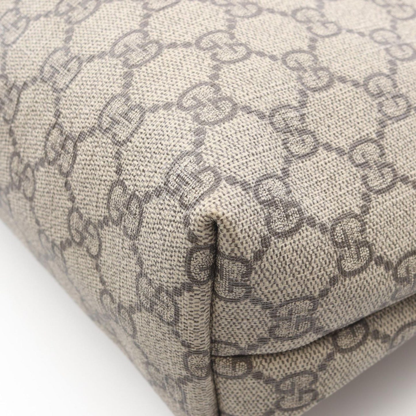 Gucci Tote GG Supreme Beige Canvas Leather — view 6