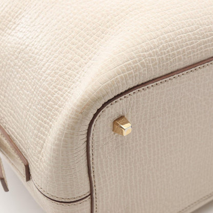 Loewe Tote Ivory Leather Mini Boston — view 9