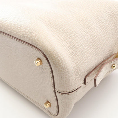 Loewe Tote Ivory Leather Mini Boston — view 8
