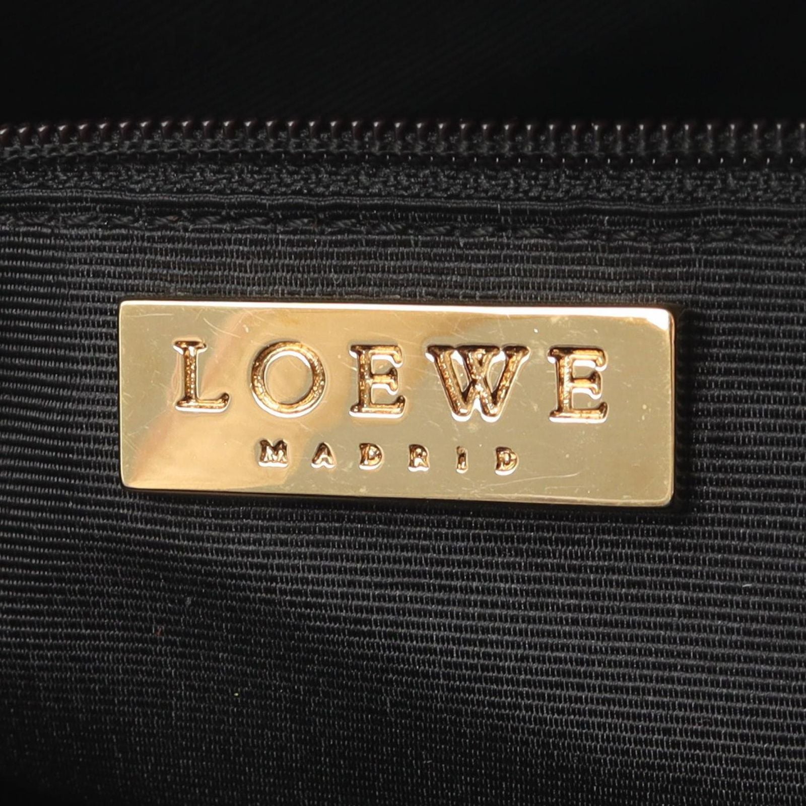 Loewe Tote Ivory Leather Mini Boston — view 4