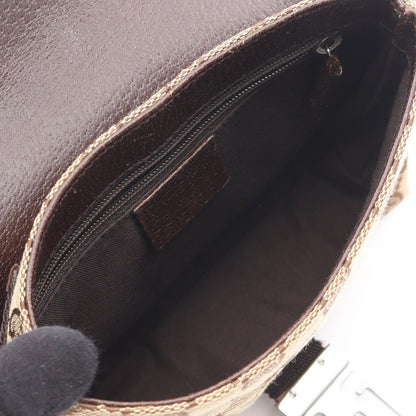 Gucci Waist Bag GG Canvas Beige Dark Brown — view 3