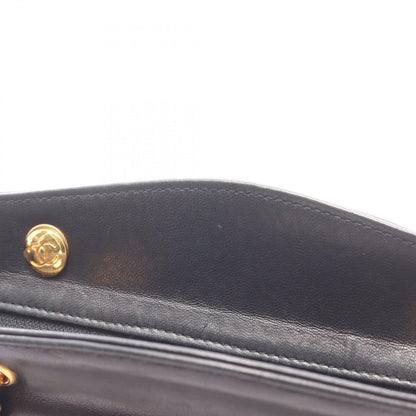 Chanel Handbag Quilted Black Lambskin Chain Bag — view 6