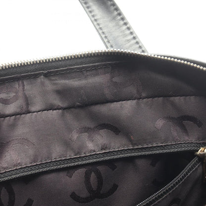 Chanel Handbag Wild Stitch Black Leather — view 8