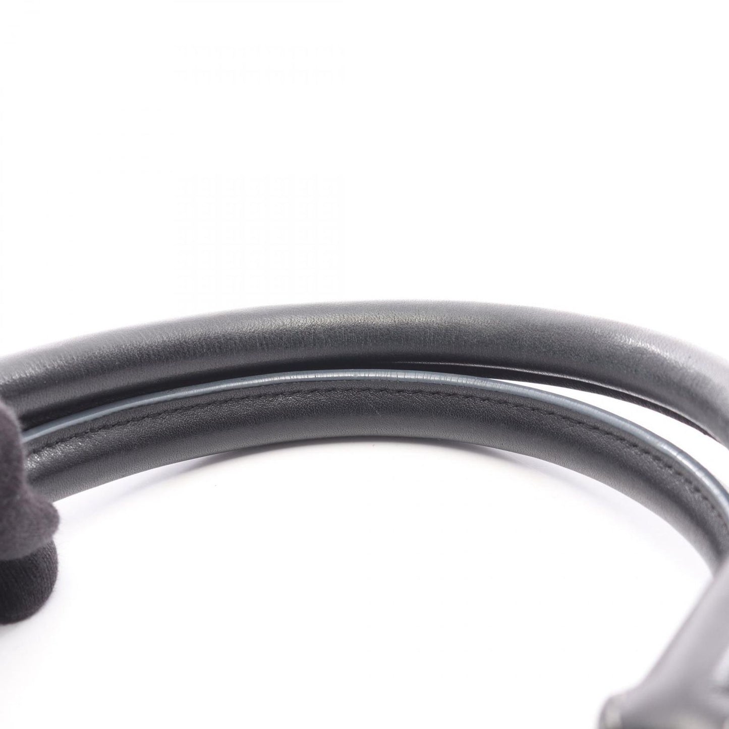 Loewe Handbag Anagram Black Leather Suede — view 6
