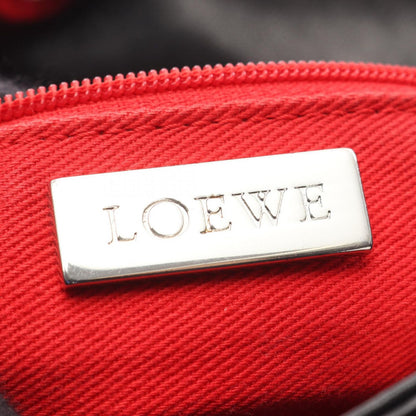 Loewe Handbag Anagram Black Leather Suede — view 4