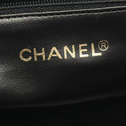 Chanel Handbag Blanc Stitch 2-Way Black Lambskin — view 4