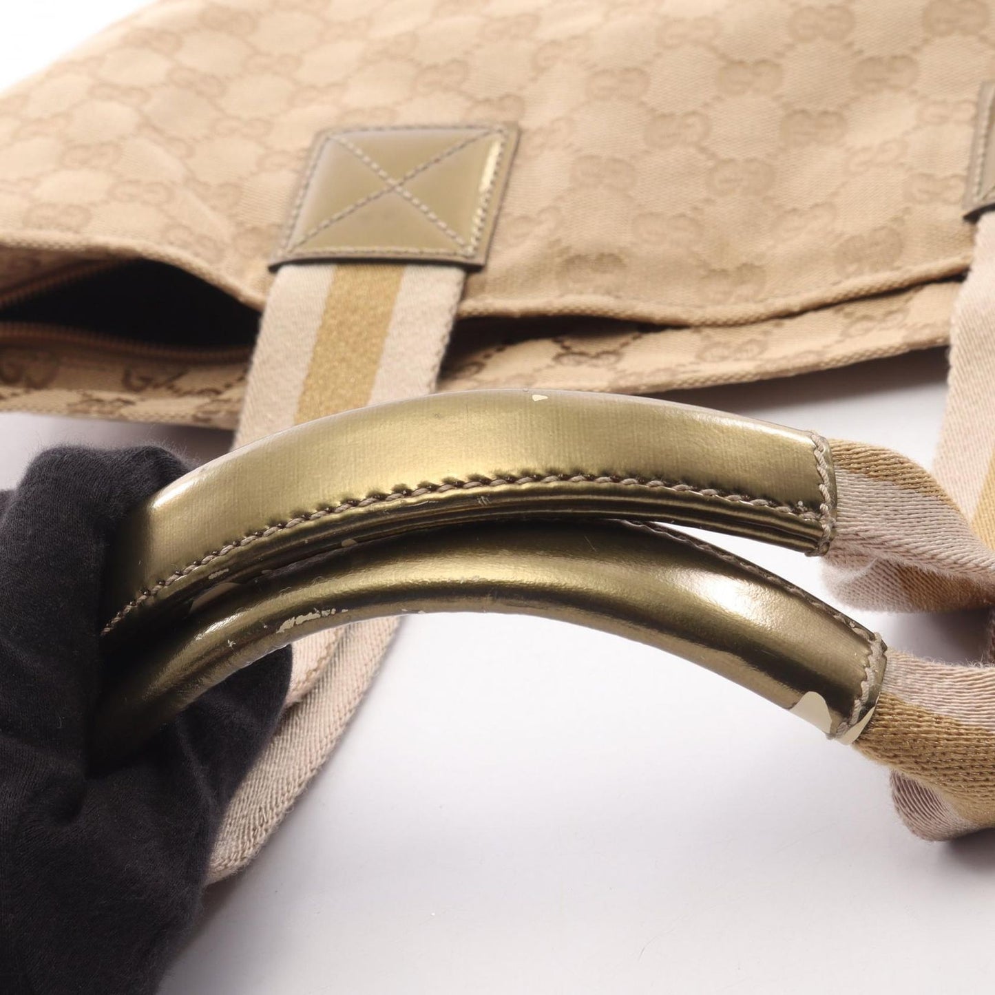 Gucci Tote GG Canvas Beige — view 9