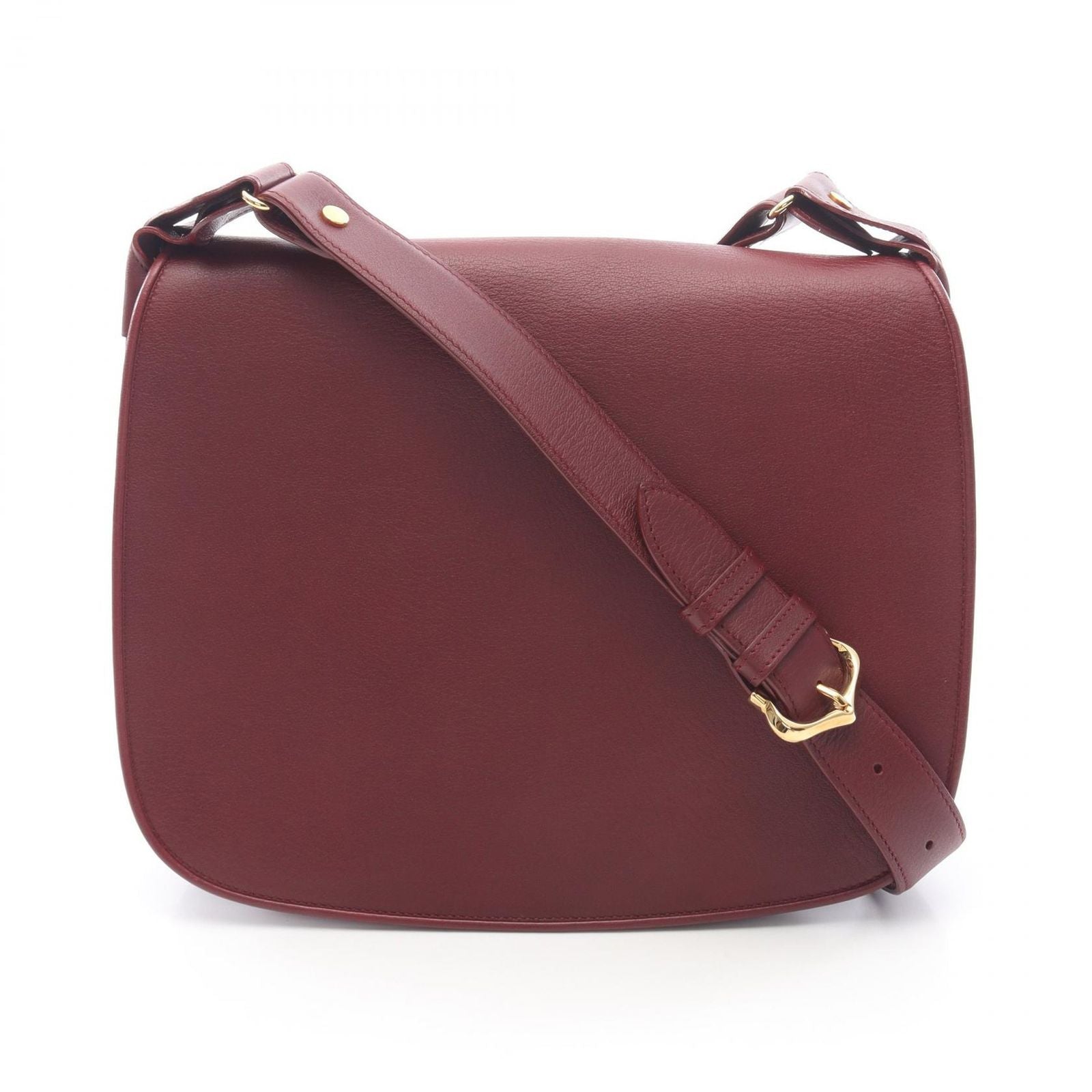 Cartier Shoulder Bag Must Line Bordeaux Leather