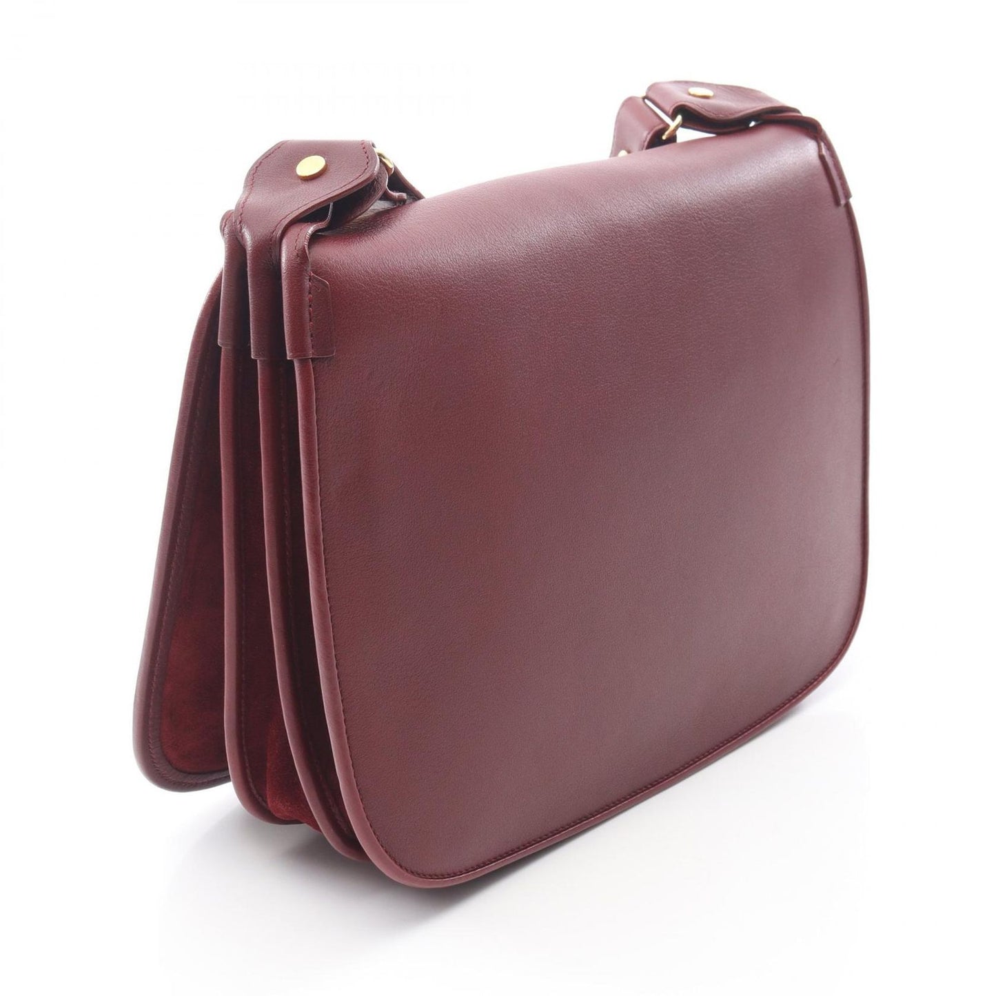 Cartier Shoulder Bag Must Line Bordeaux Leather — view 2