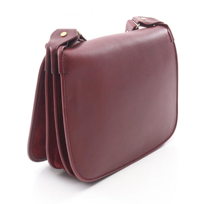 Cartier Shoulder Bag Must Line Bordeaux Leather — view 2